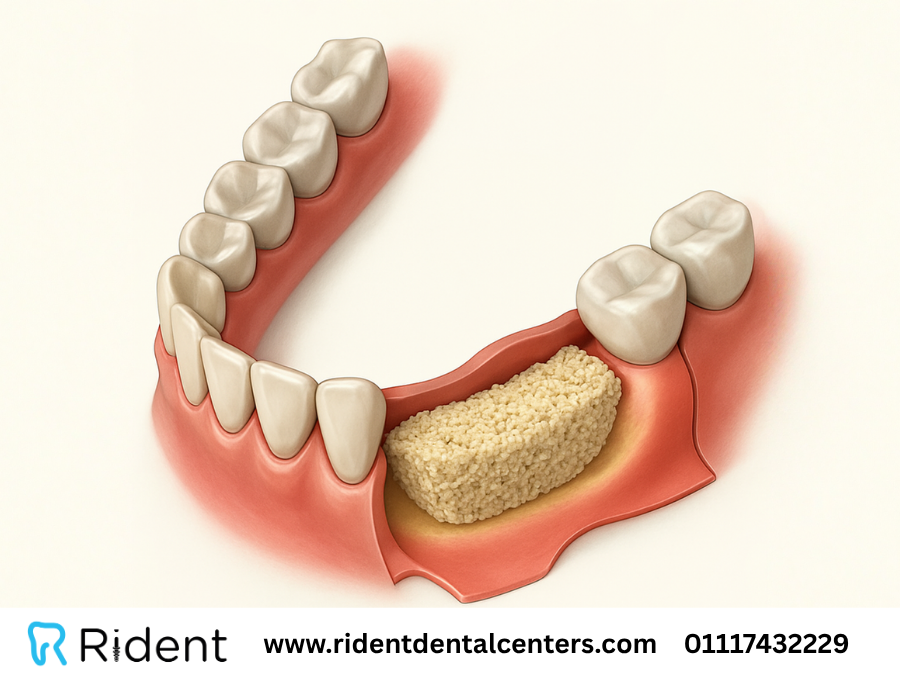علاج ضمور عظام الفك في Rident